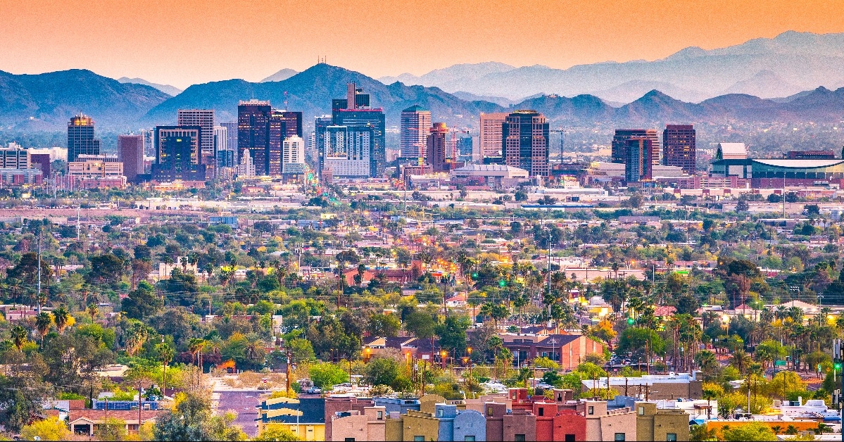 Phoenix Arizona USA cityscape