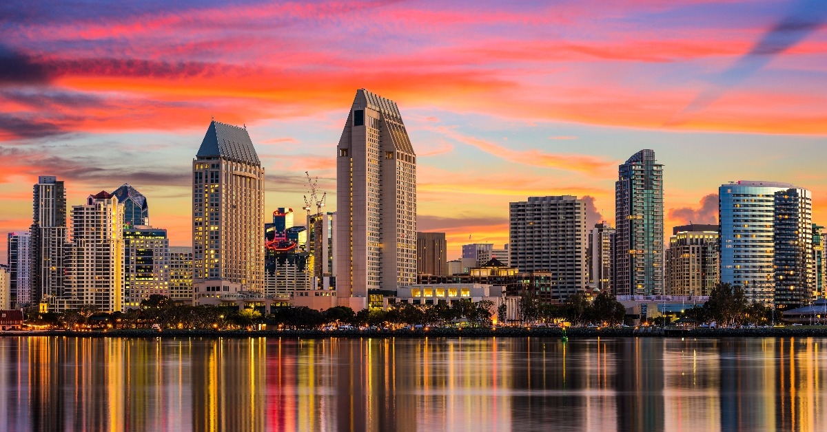 San Diego California skyline