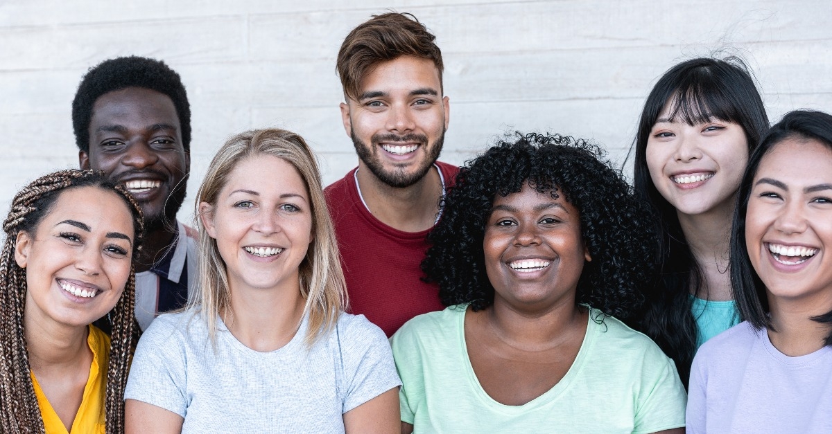 friends from different races