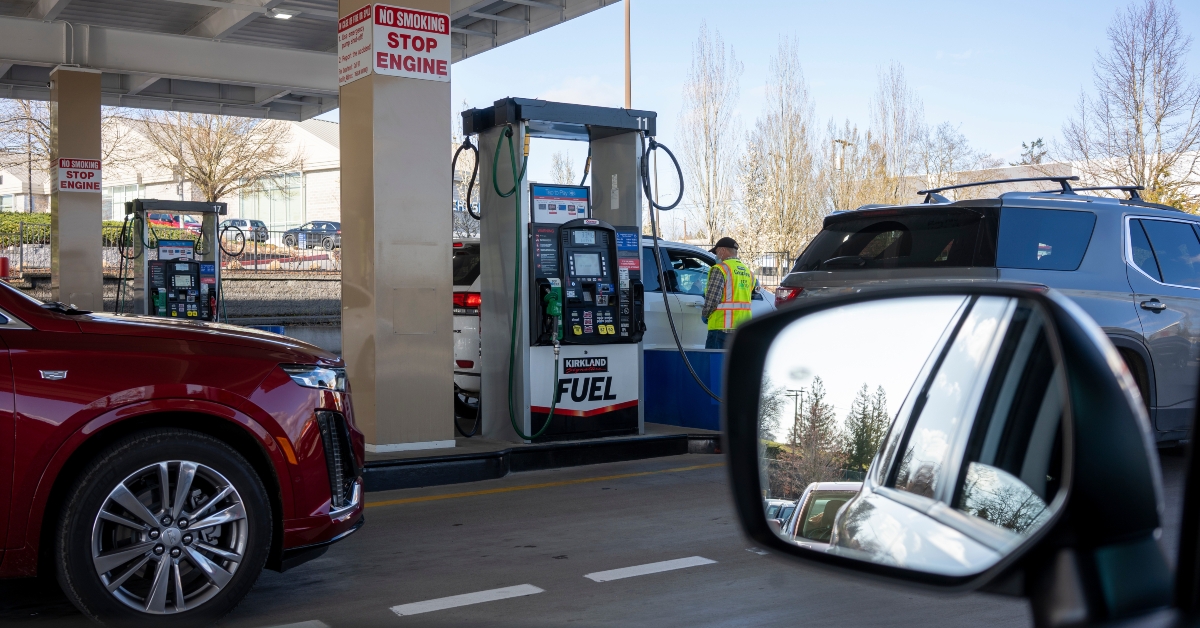 Costco gas station in Tigard Oregon