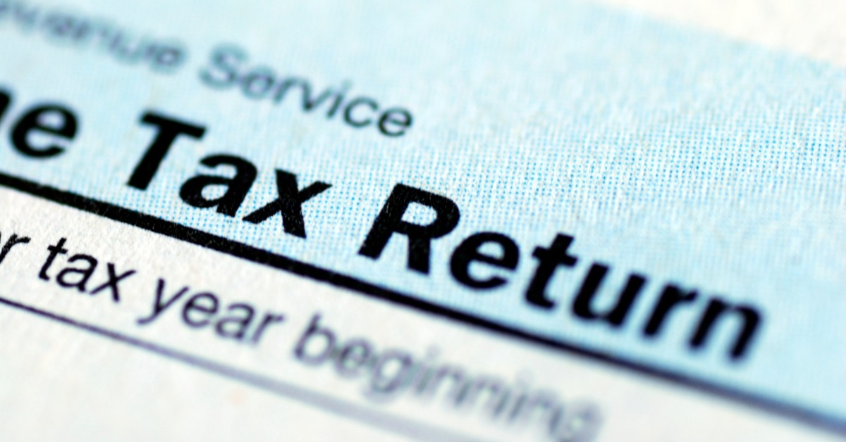 income tax return document