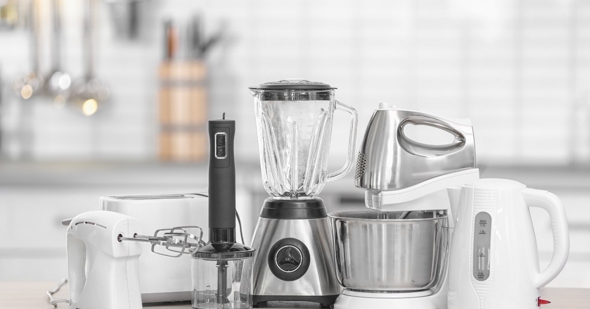 modern kitchen appliances