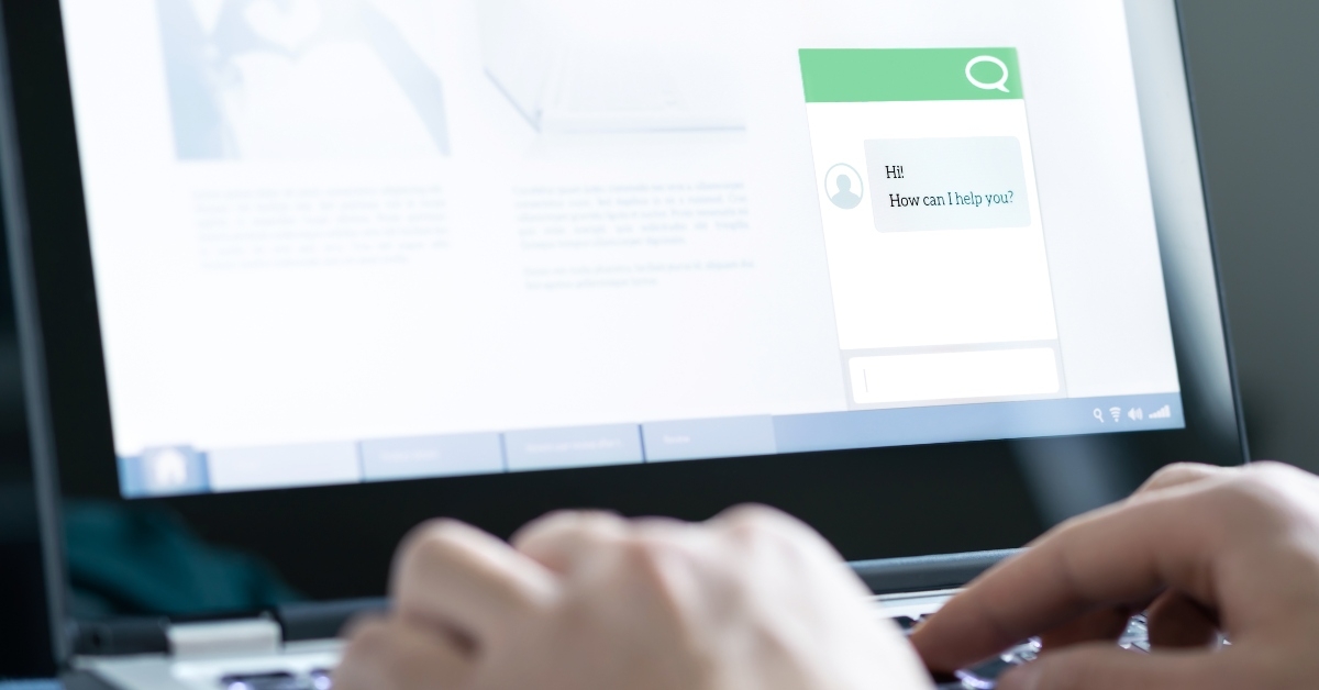 live chat with customer help