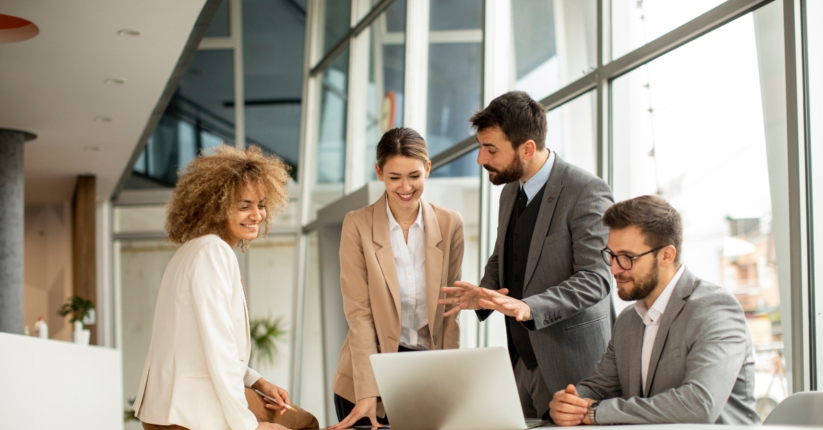 business people working together in the office