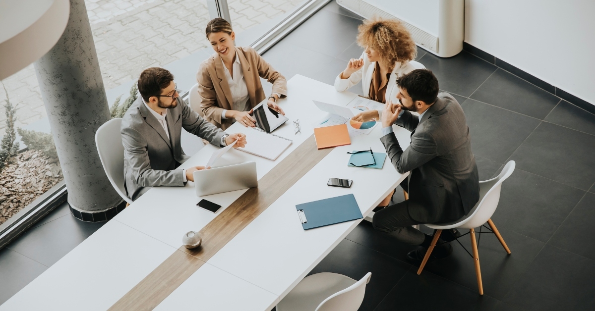 business people working together in the office