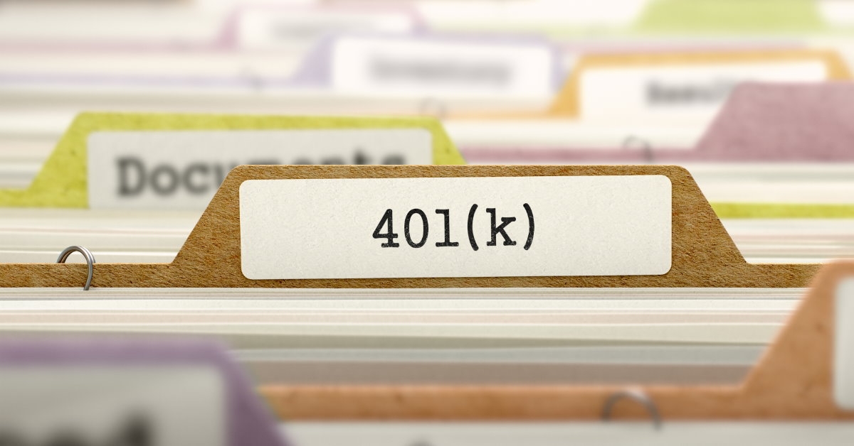 drawer with 401K file
