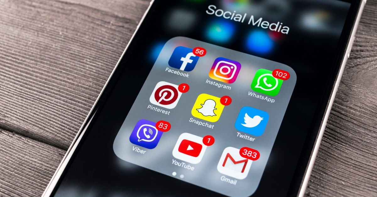 social media apps on iphone