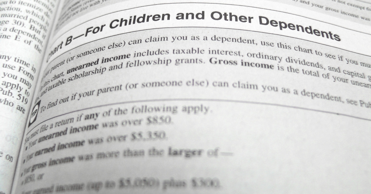 United States tax form
