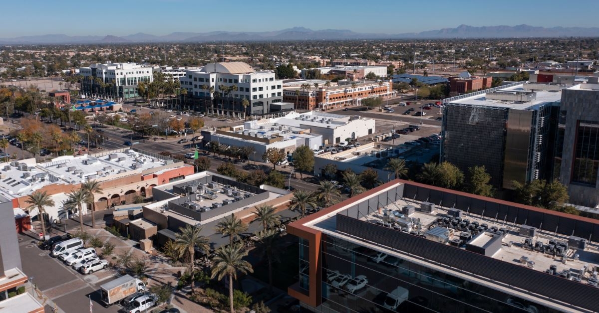 buildings in chandler downtown arizona during day time