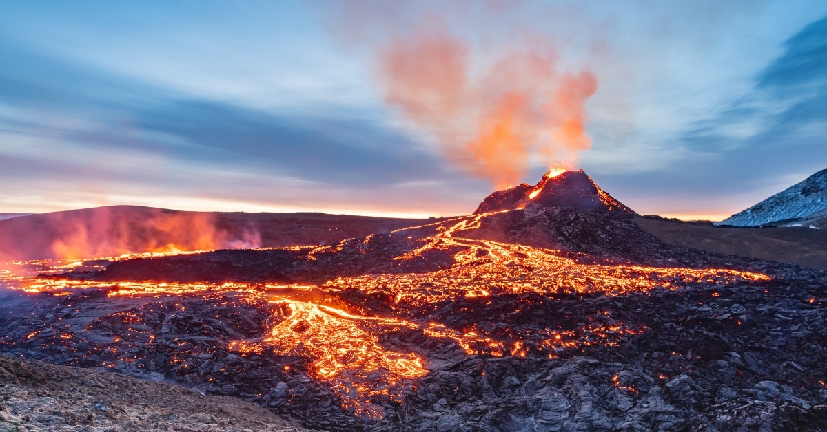 volcano eruption