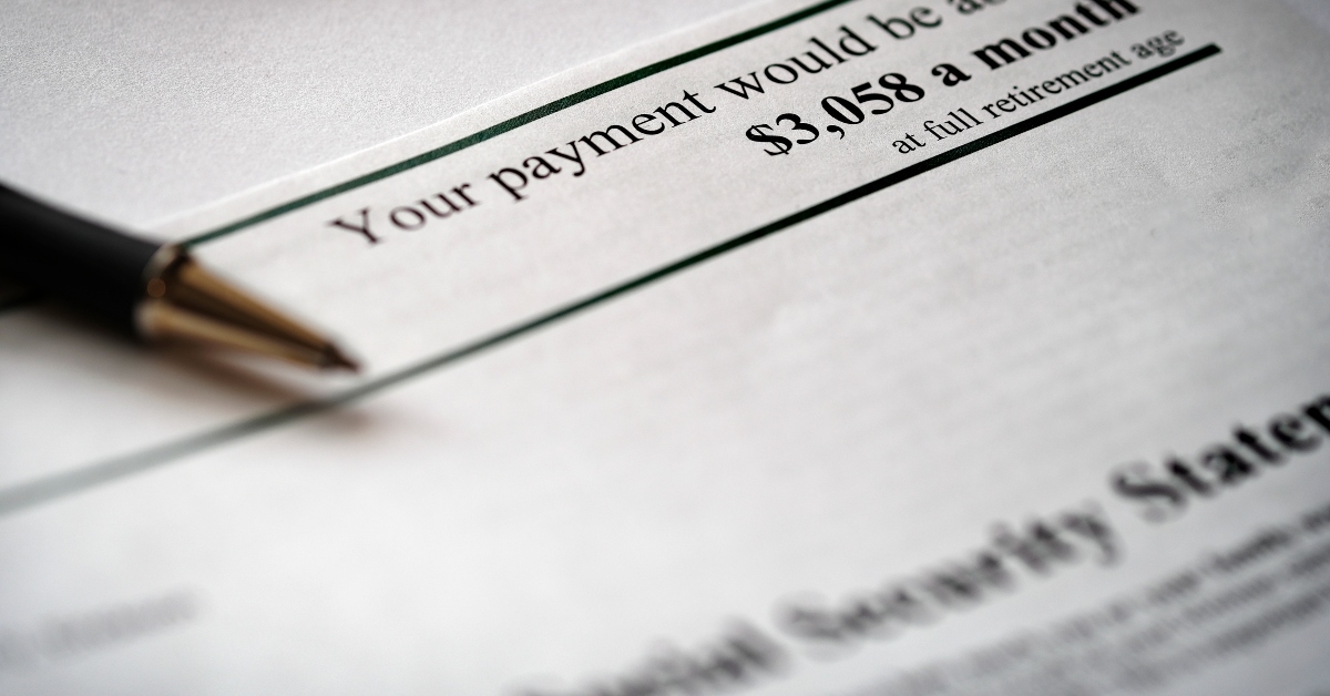 social security statement for retirement planning payment