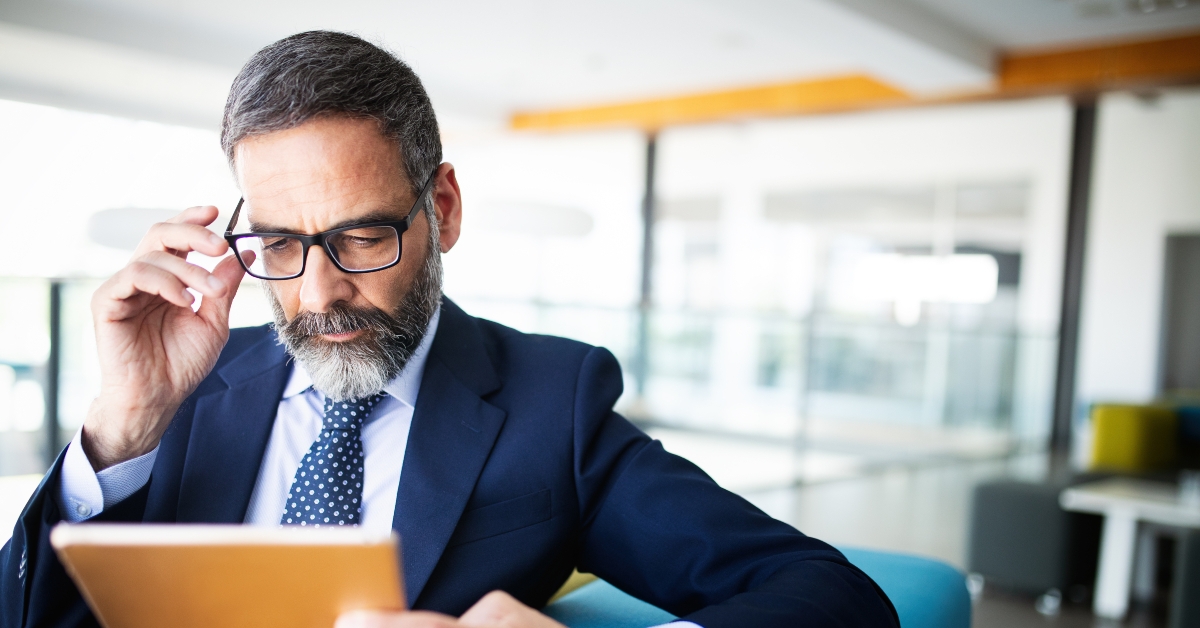 thinking financial advisor