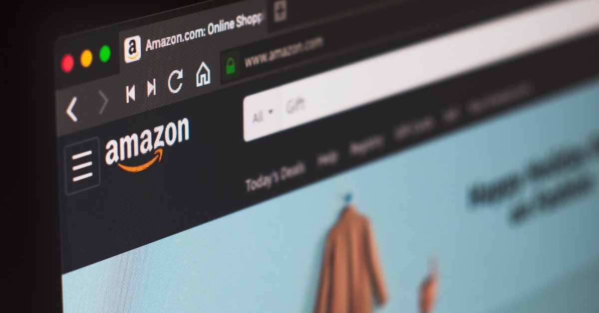 amazon homepage on web browser