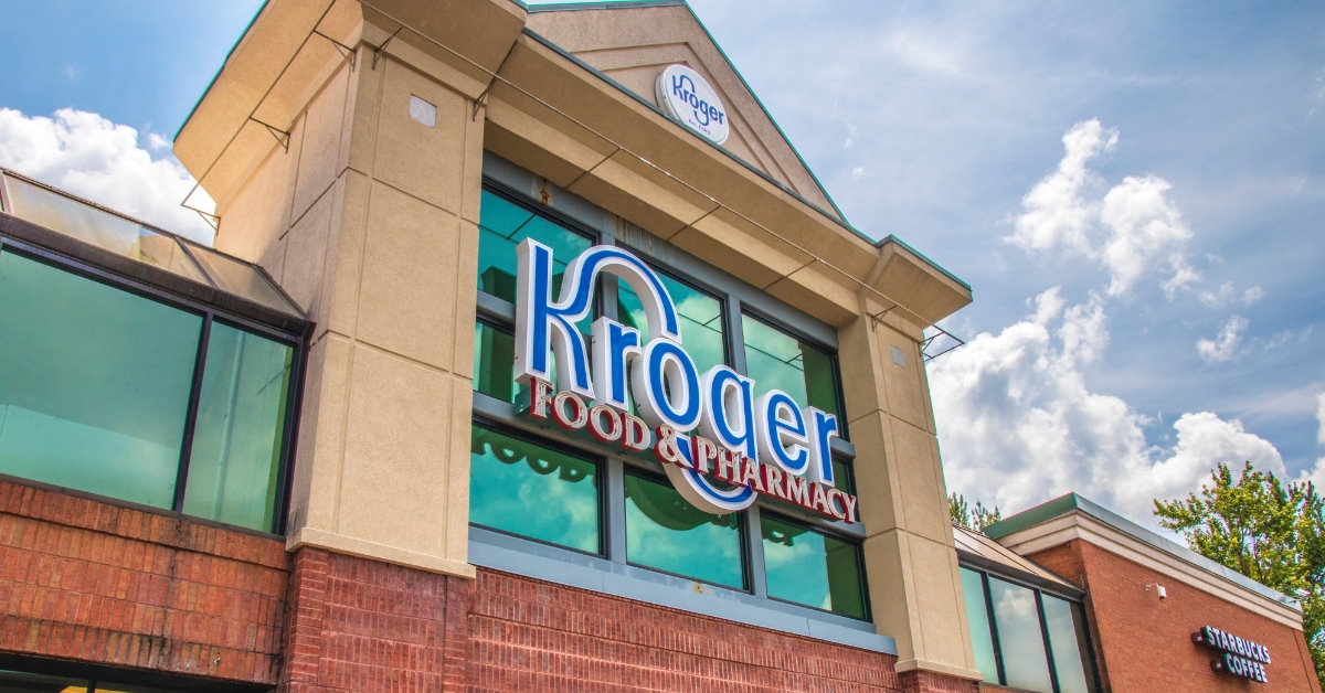 kroger food and pharmacy sign board outside store during day time