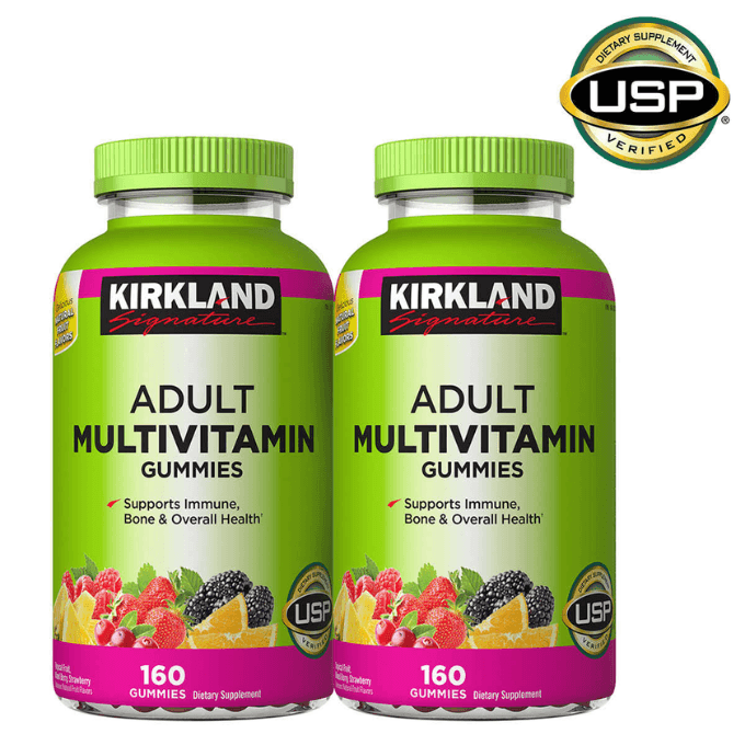 Costco Kirkland Signature adult multivitamin gummies