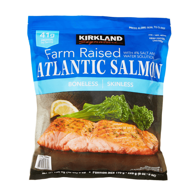 Costco-Kirkland Signature Farmed Atlantic Salmon 