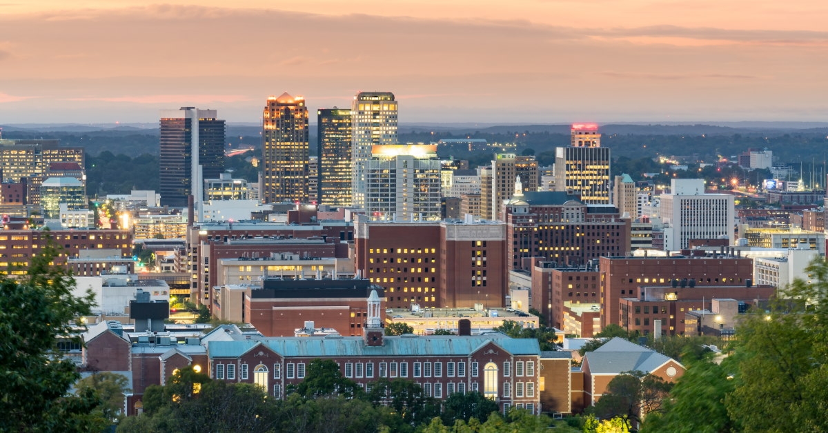 alabama city skylines in birmingham