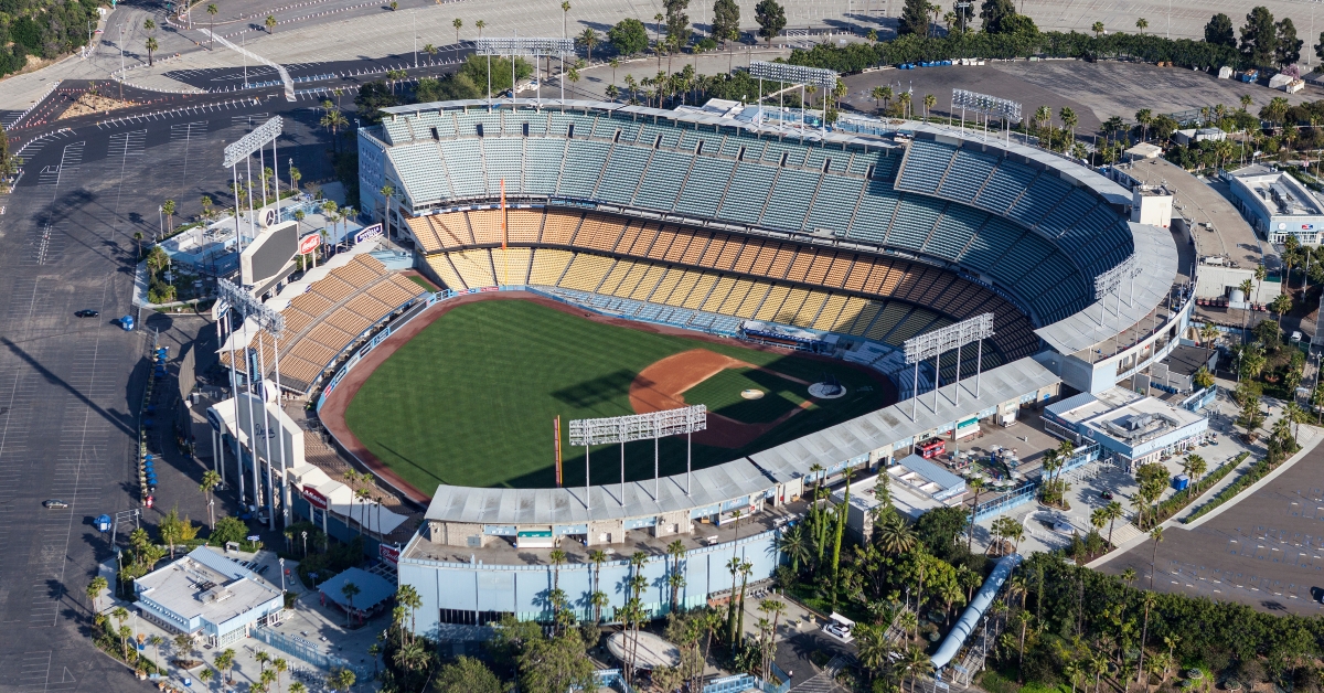 Dodger Stadium on April 12 2017 in Los Angeles