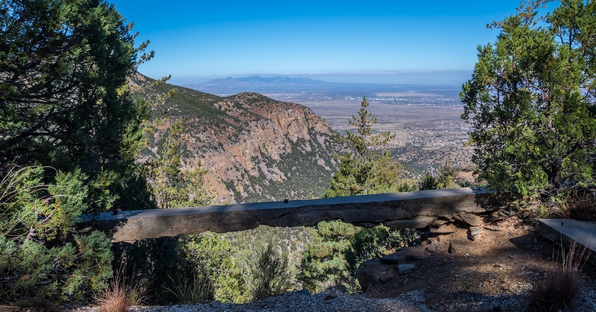 Mountain view overlooking Sierra Vista, Arizona