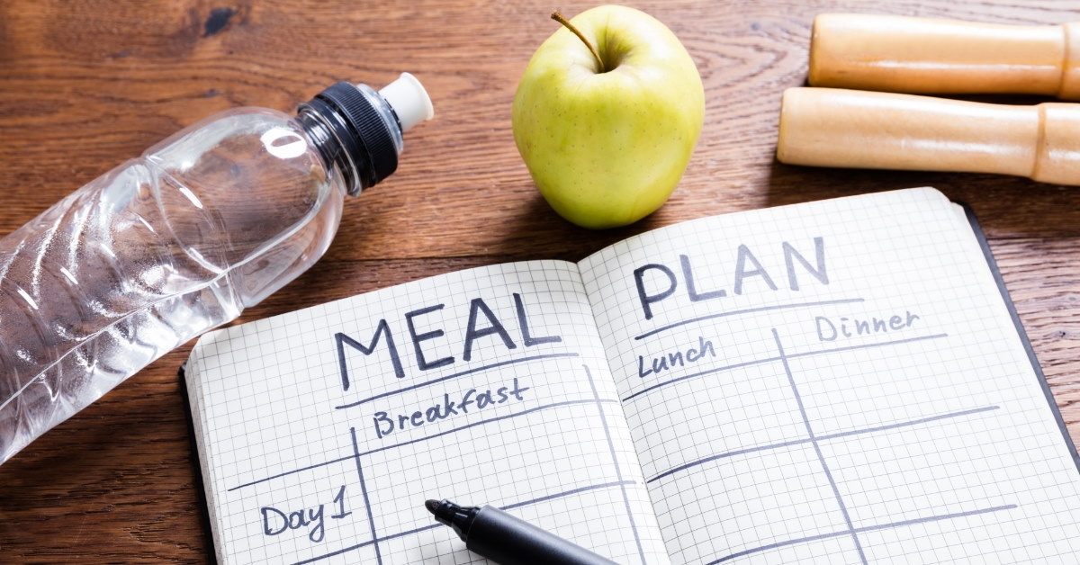 diary with meal plan 