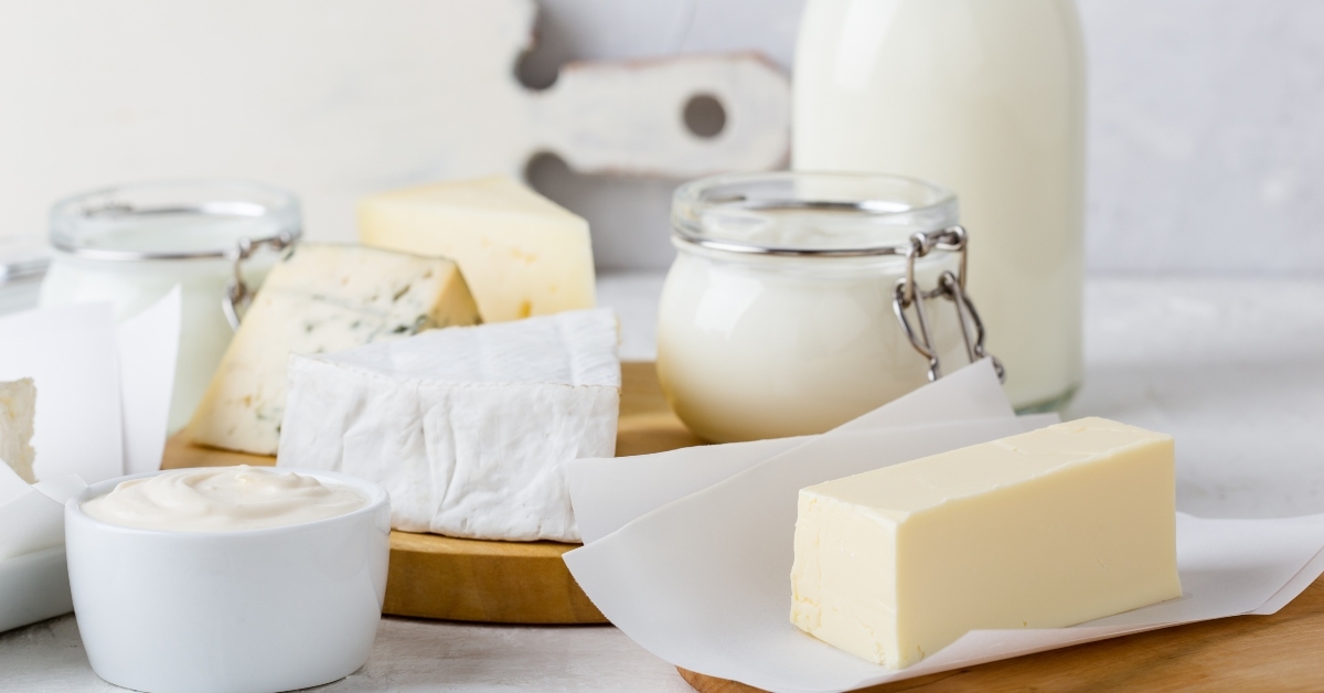 fresh organic dairy products