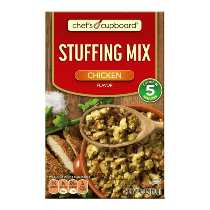 Aldi-Chef’s Cupboard Chicken Stuffing Mix