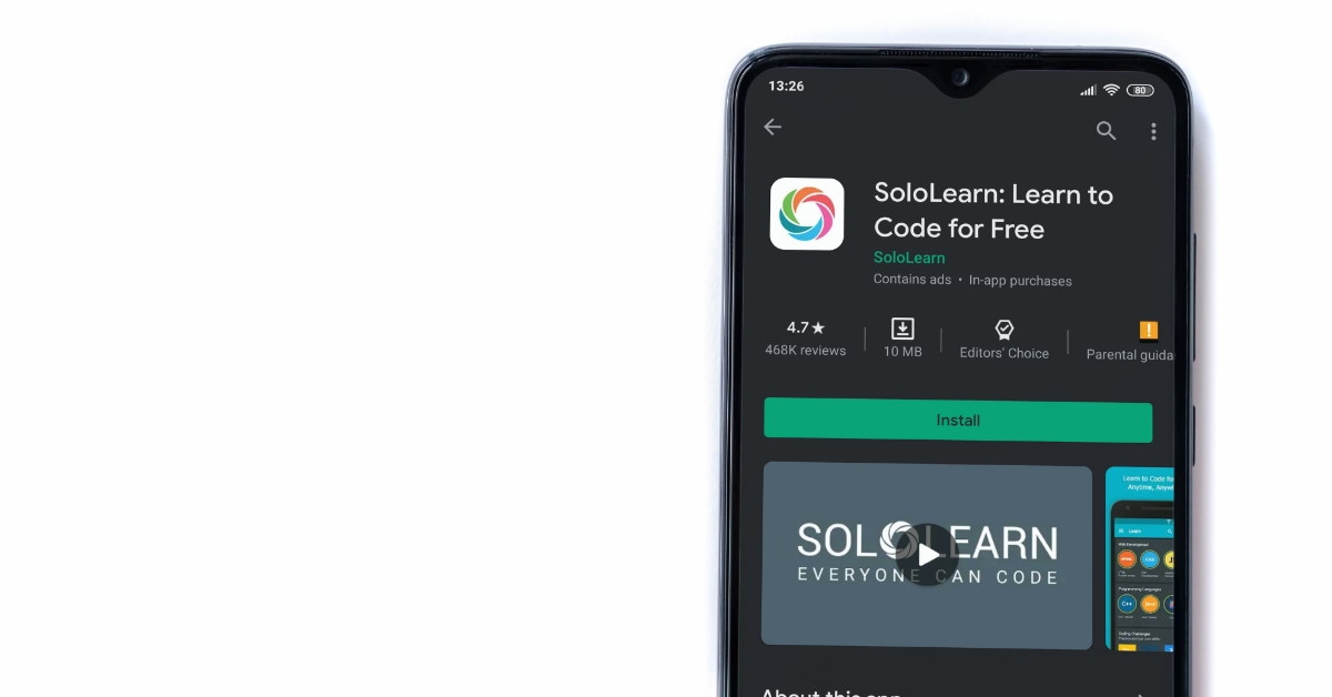 sololearn smartphone in mobile