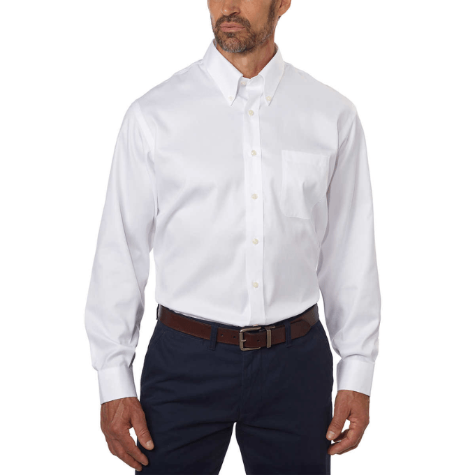 Costco-Kirkland Signature men's traditional fit dress shirt