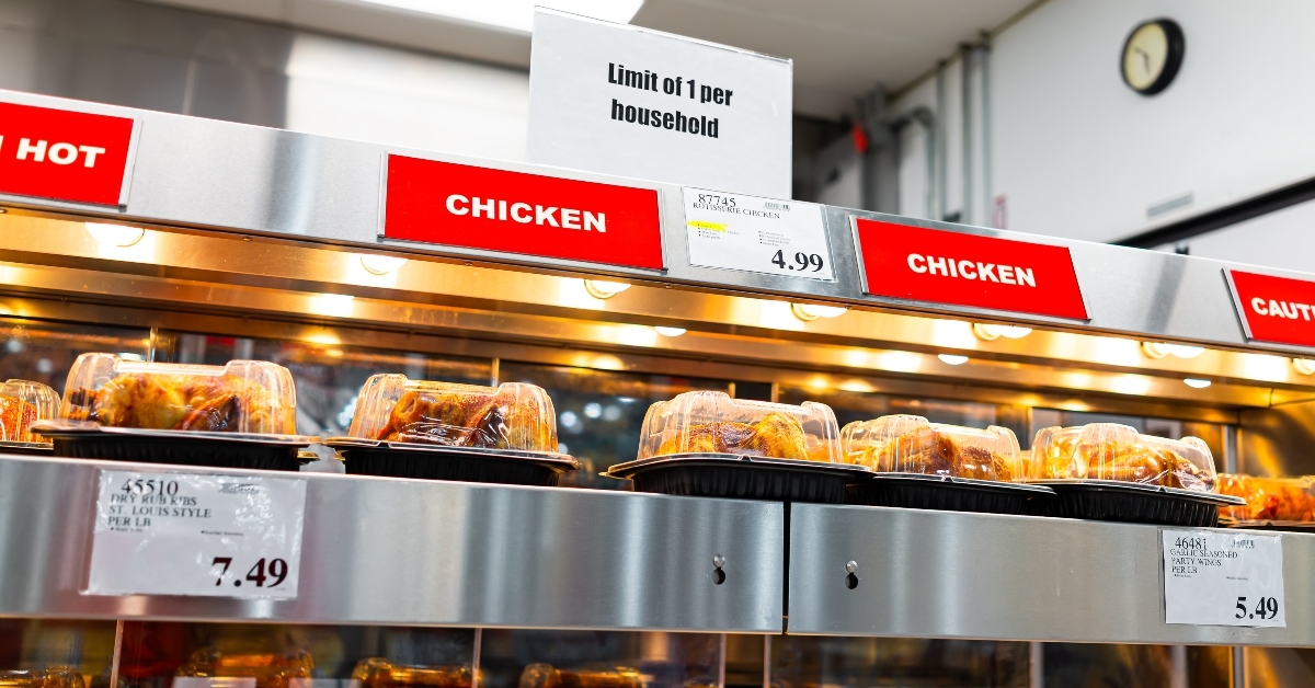 A rotisserie chicken from Costco