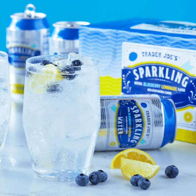 Trader Joe's - blueberry lemonade sparkling water