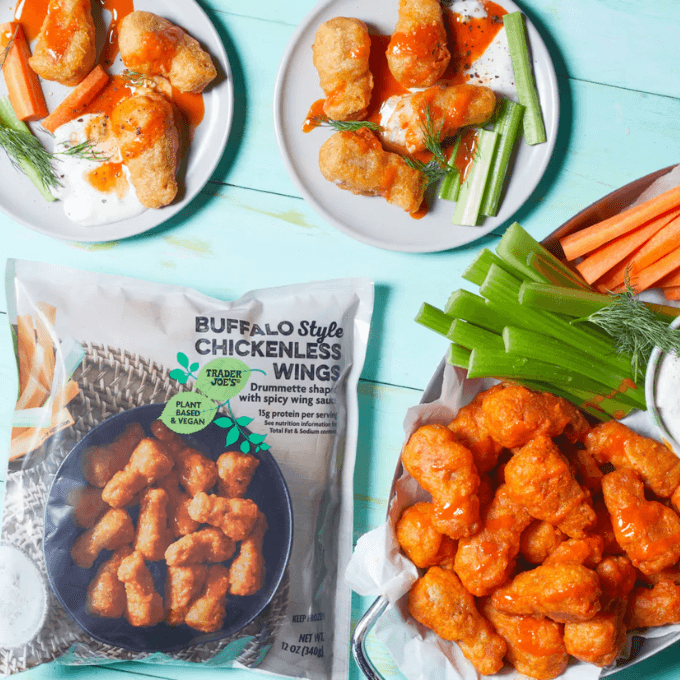 Trader Joe's-Buffalo Style chickenless wings