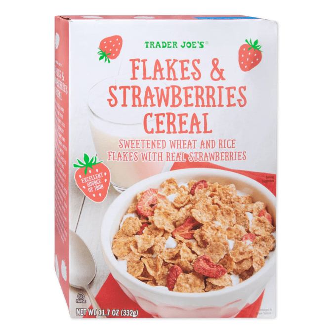 Trader Joe's-Flakes & Strawberries cereal