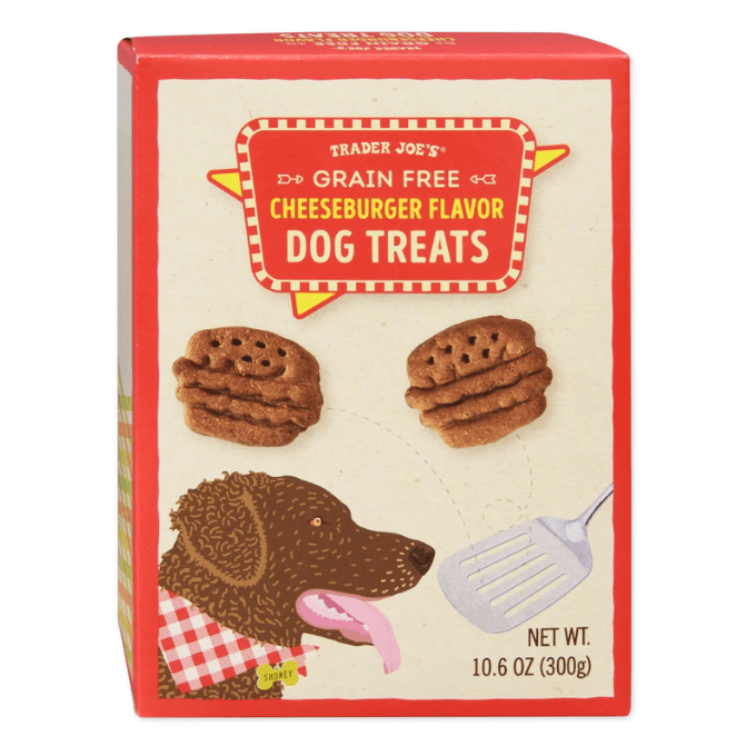 Trader Joe's-Grain Free Cheeseburger Flavor dog treats