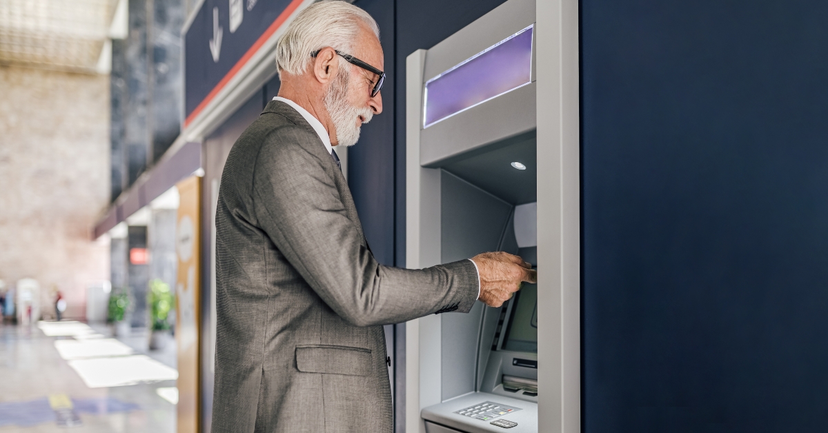 senior entrepreneur in suit