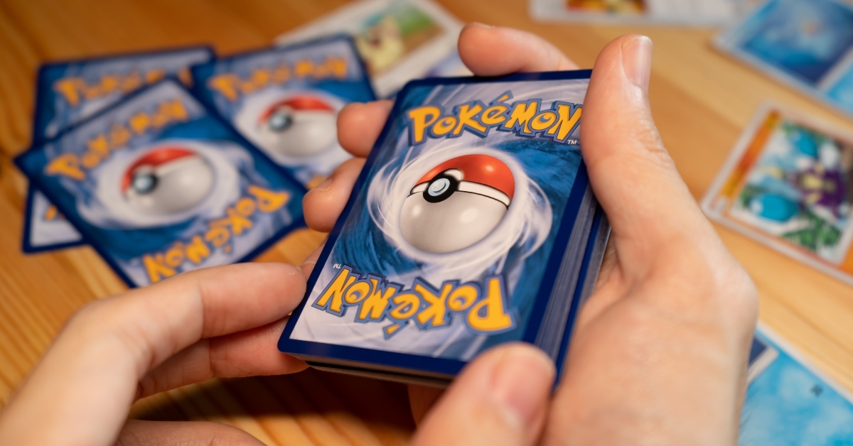 A set of Pokemon cards