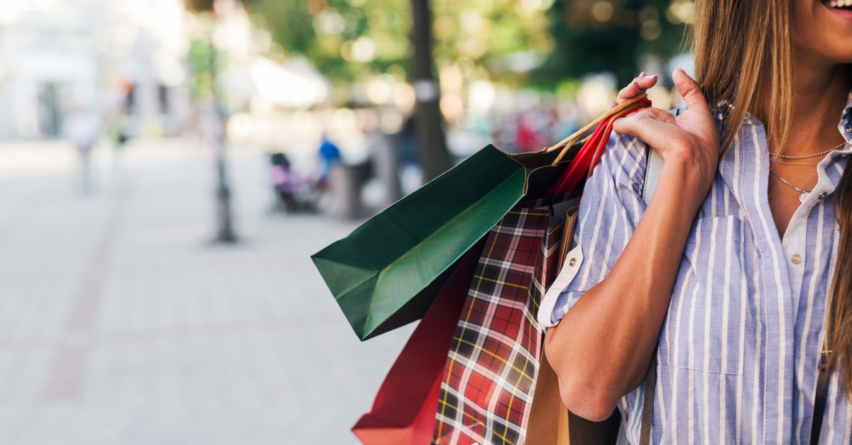 woman in shopping