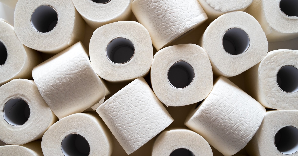 soft toilet papers on table