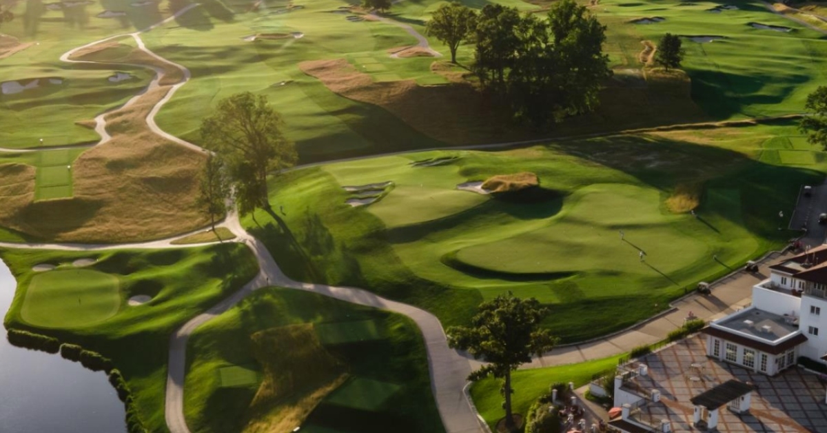 The fairway at Congressional Country Club