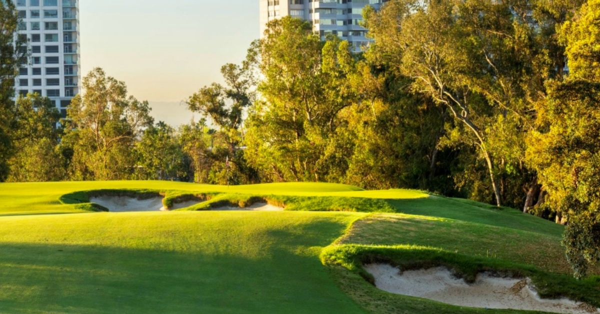 The golf course at Los Angeles Country Club