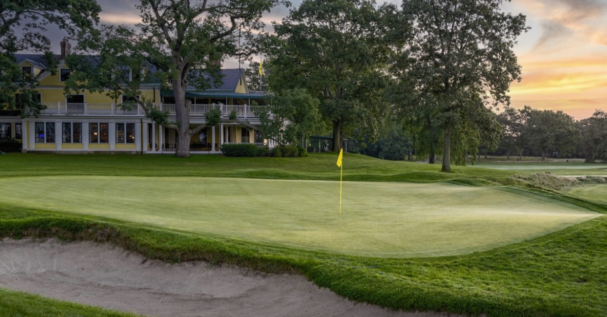 A hole at The Country Club