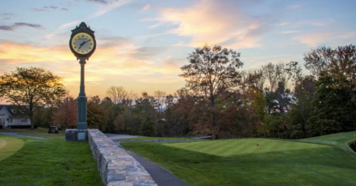 A hole at Trump National Golf Club