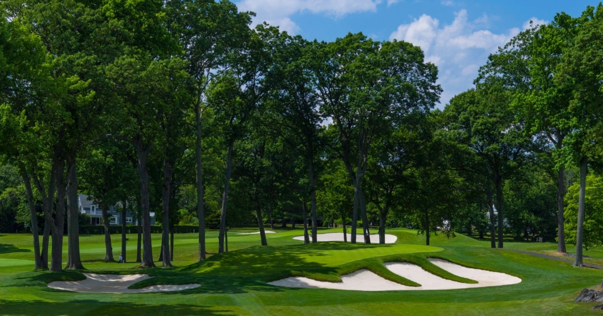 The fairway at Winged Foot Golf Club