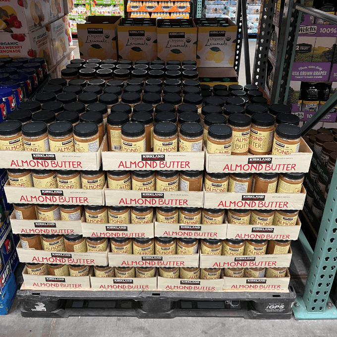 Costco-Kirkland Signature almond butter