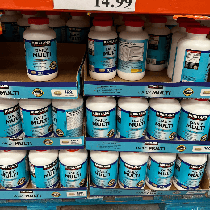 Costco-Kirkland Signature daily multivitamin