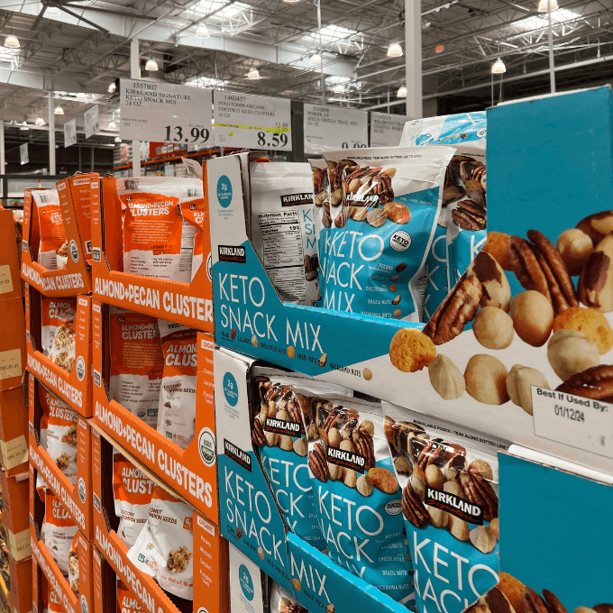 Costco-Kirkland Signature keto snack mix