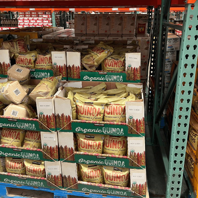 Costco-Kirkland Signature organic quinoa