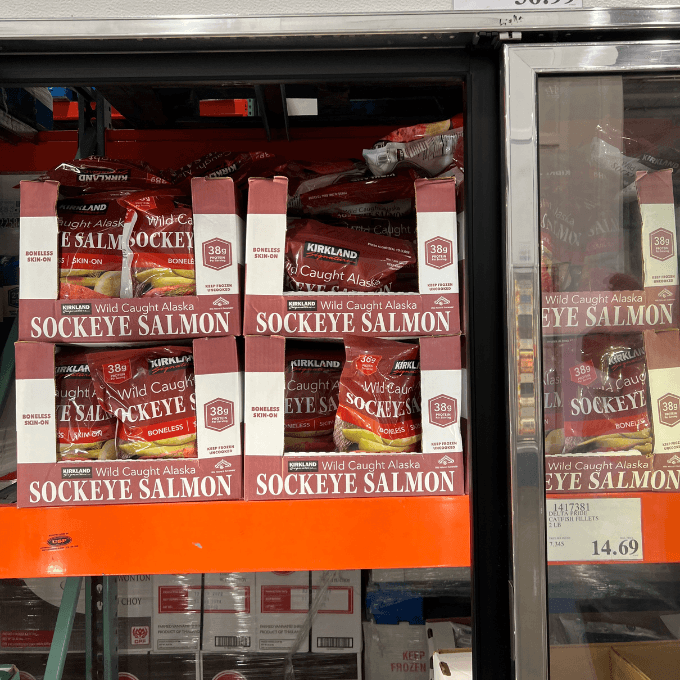 Costco-Kirkland Signature wild Alaskan sockeye salmon