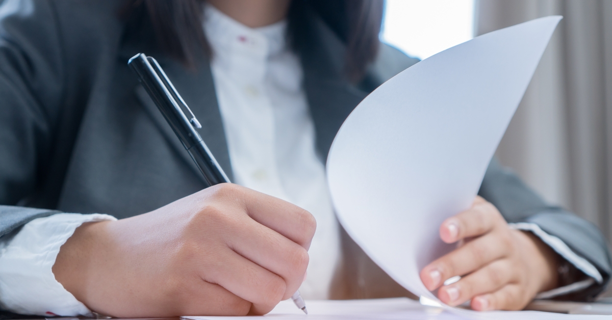 applicant filling documents