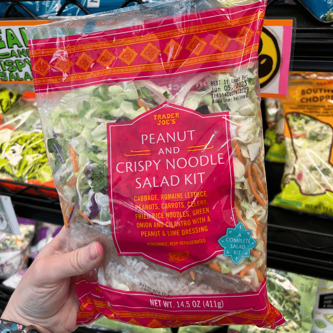 Trader Joe's-Peanut and Crispy Noodle Salad Kit