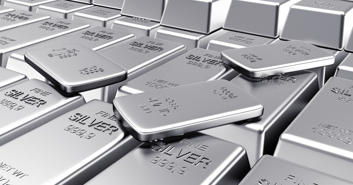 ingots and flat silver bars